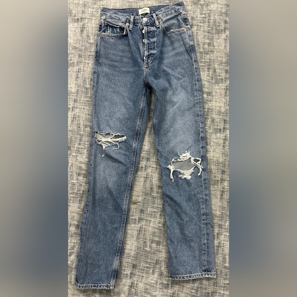 Citizens Of Humanity Blue Distressed Women Jeans - Sabine
